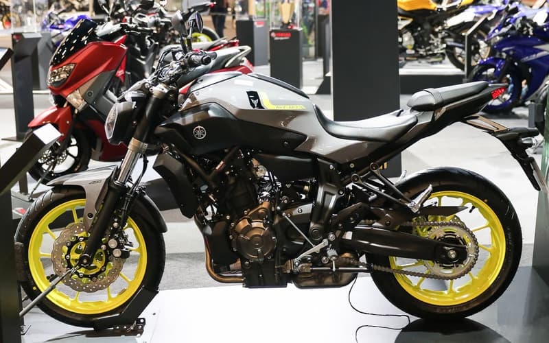 Yamaha MT-07 wenig gelaufen